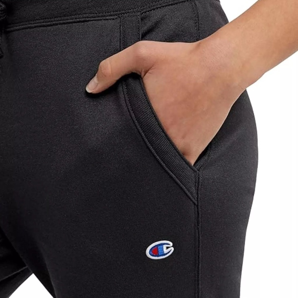 Champion Black Fleece Pant M1064 Casual Athleisure Staple Soft Comfy Sz XL NEW - Picture 4 of 15